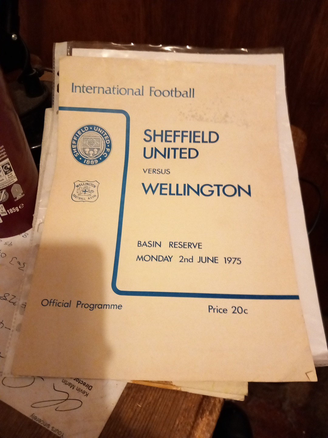 Sheffield United v Wellington #Bssin Reserve 75/76. for sale on Ebay