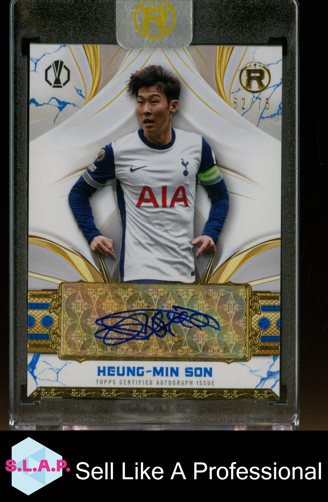 HEUNG-MIN SON 62/75 RA-HS AUTO TOPPS REVERENCE UCC UEL TOTTENHAM HOTSPUR 2025 EN for sale on Ebay