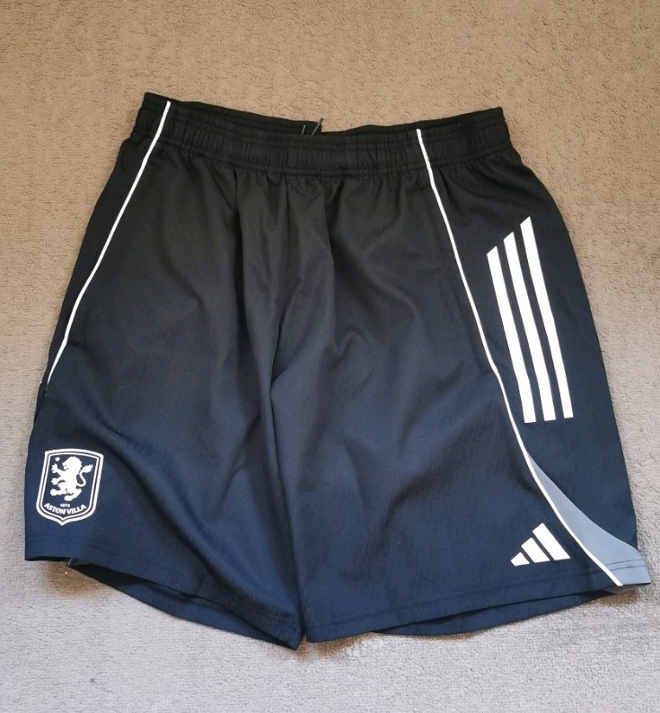 Aston villa Training Shorts Adidas Size L Brand New With Tags for sale on Ebay