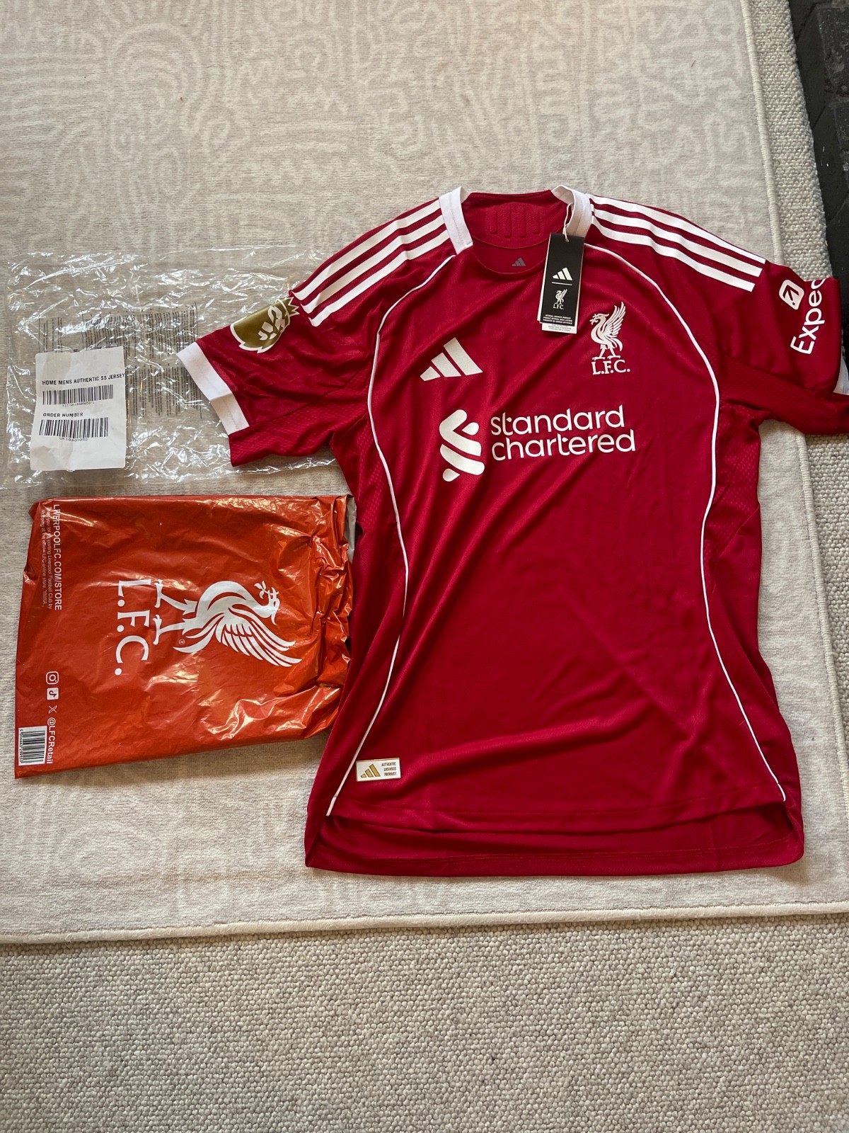 Liverpool new season 25/26 shirt Large for sale on Ebay