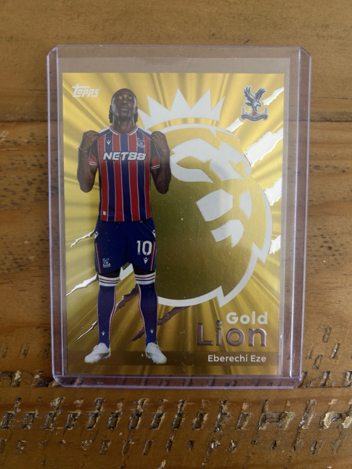 Eberechi Eze Crystal Palace Golden Lion Premier League 2026 Card for sale on Ebay