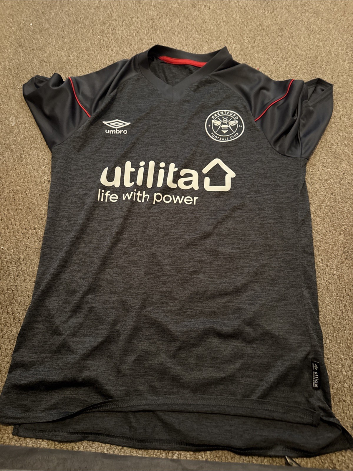 Brentford Away Shirt 19-30 Season Mens Small In Gray for sale on Ebay