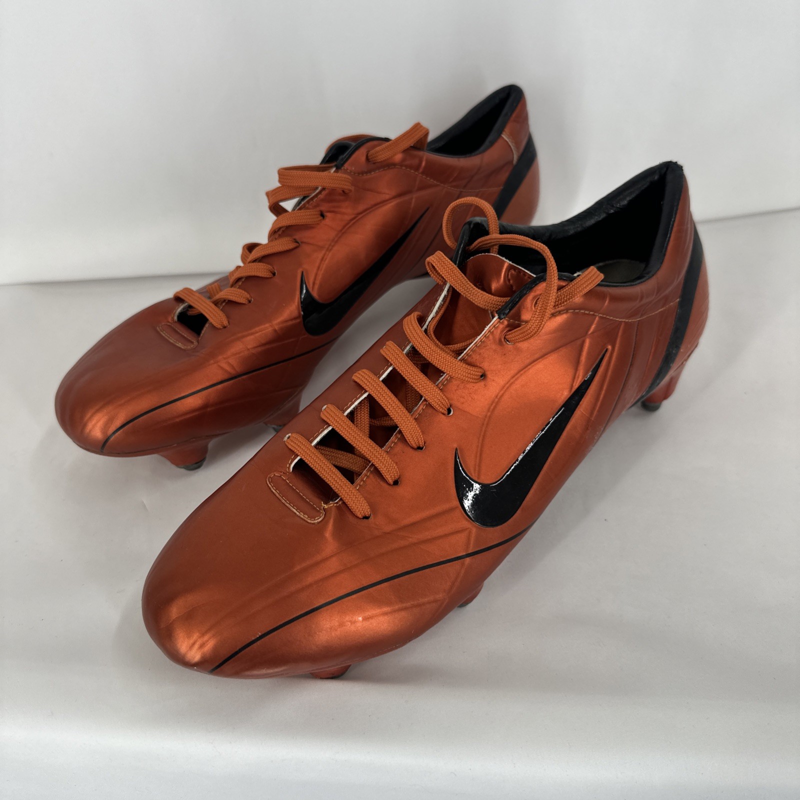 Nike Mercurial Vapor II R9 Burnt Orange Super Rare UK 10.5 Football Boots Men SG for sale on Ebay