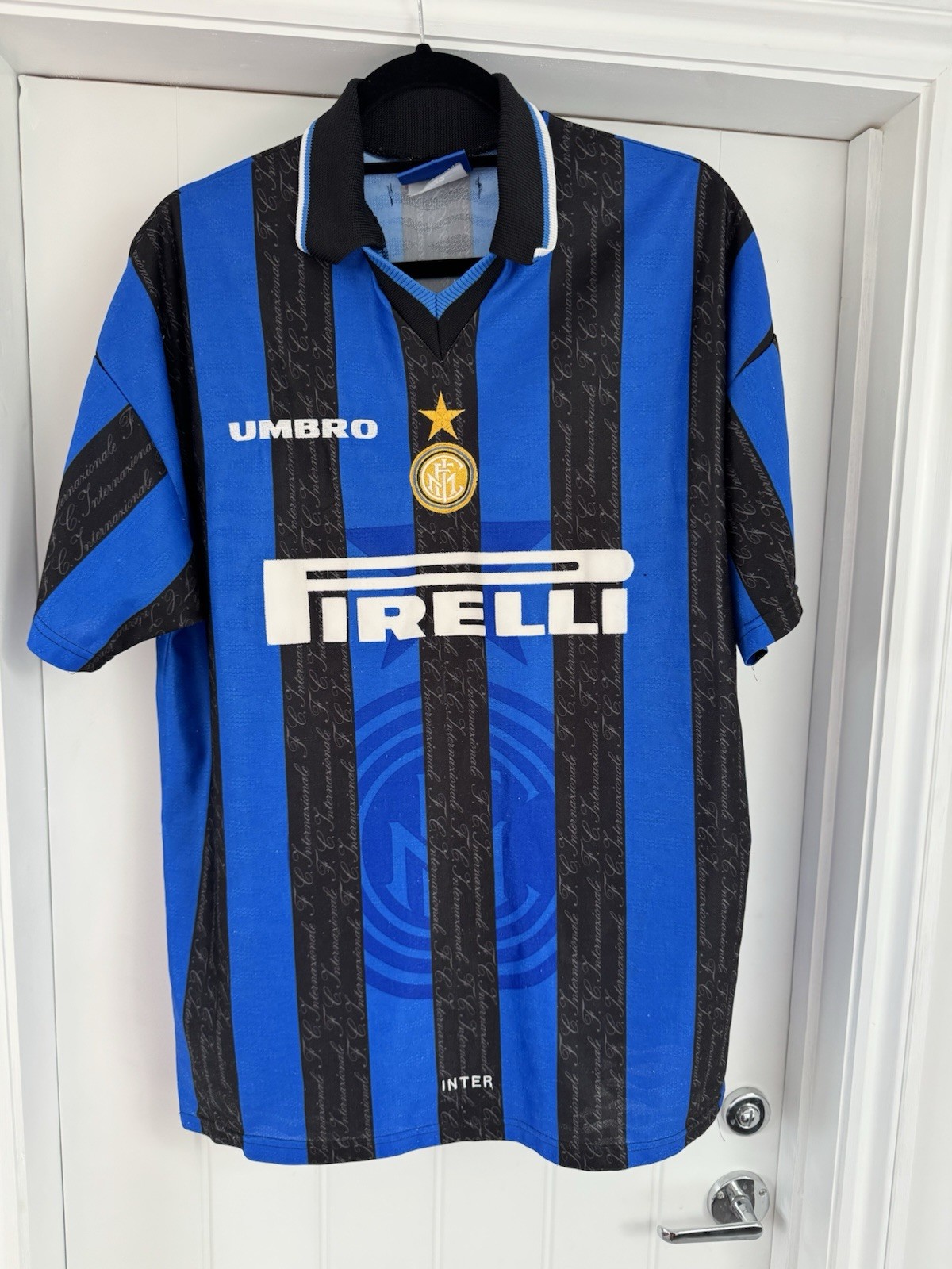 Inter Milan Home Shirt 1997/98 Umbro XL for sale on Ebay