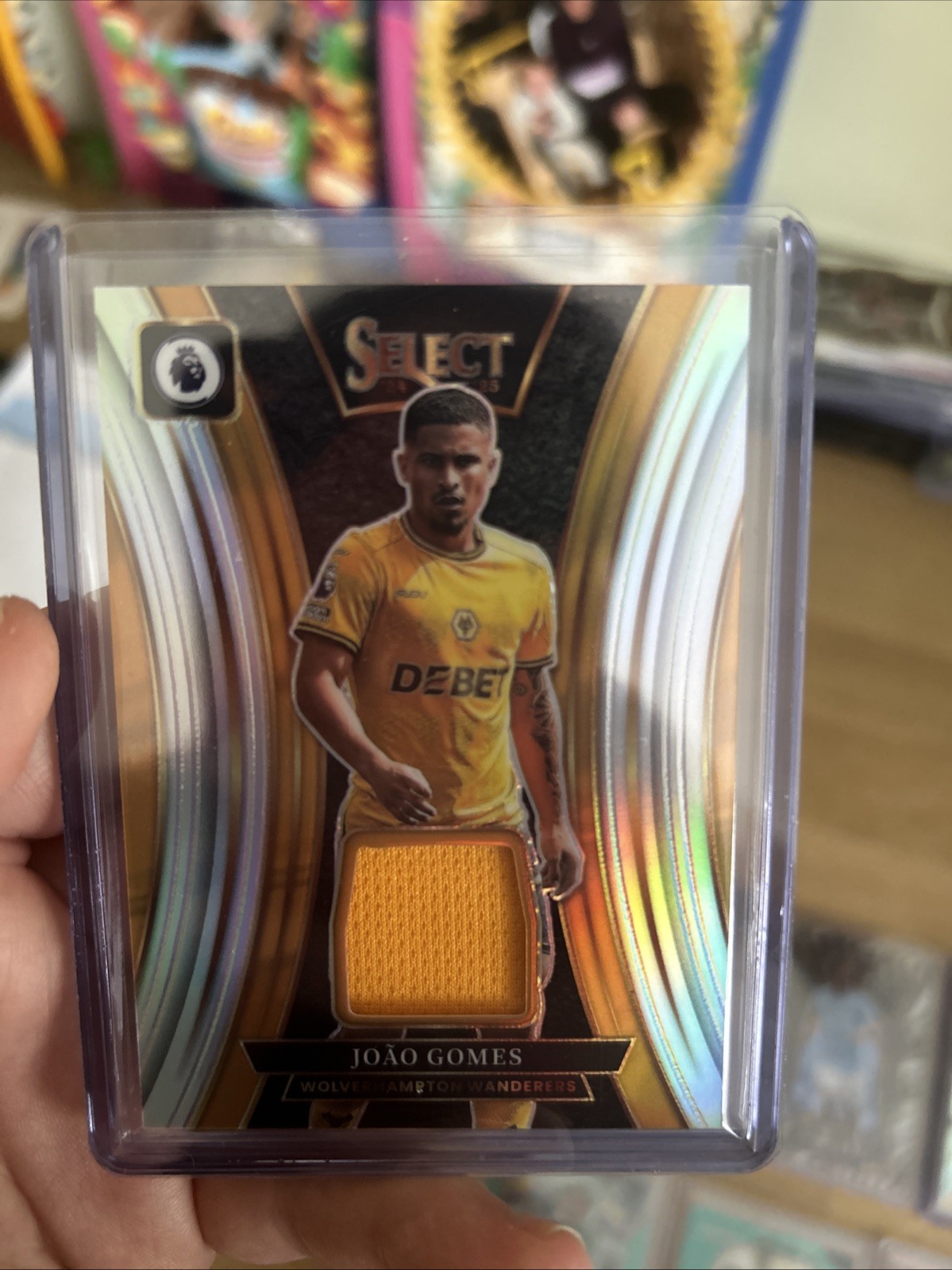 Joao Gomes Patch Wolves Wolverhampton Panini Premier League Select 24/25 for sale on Ebay