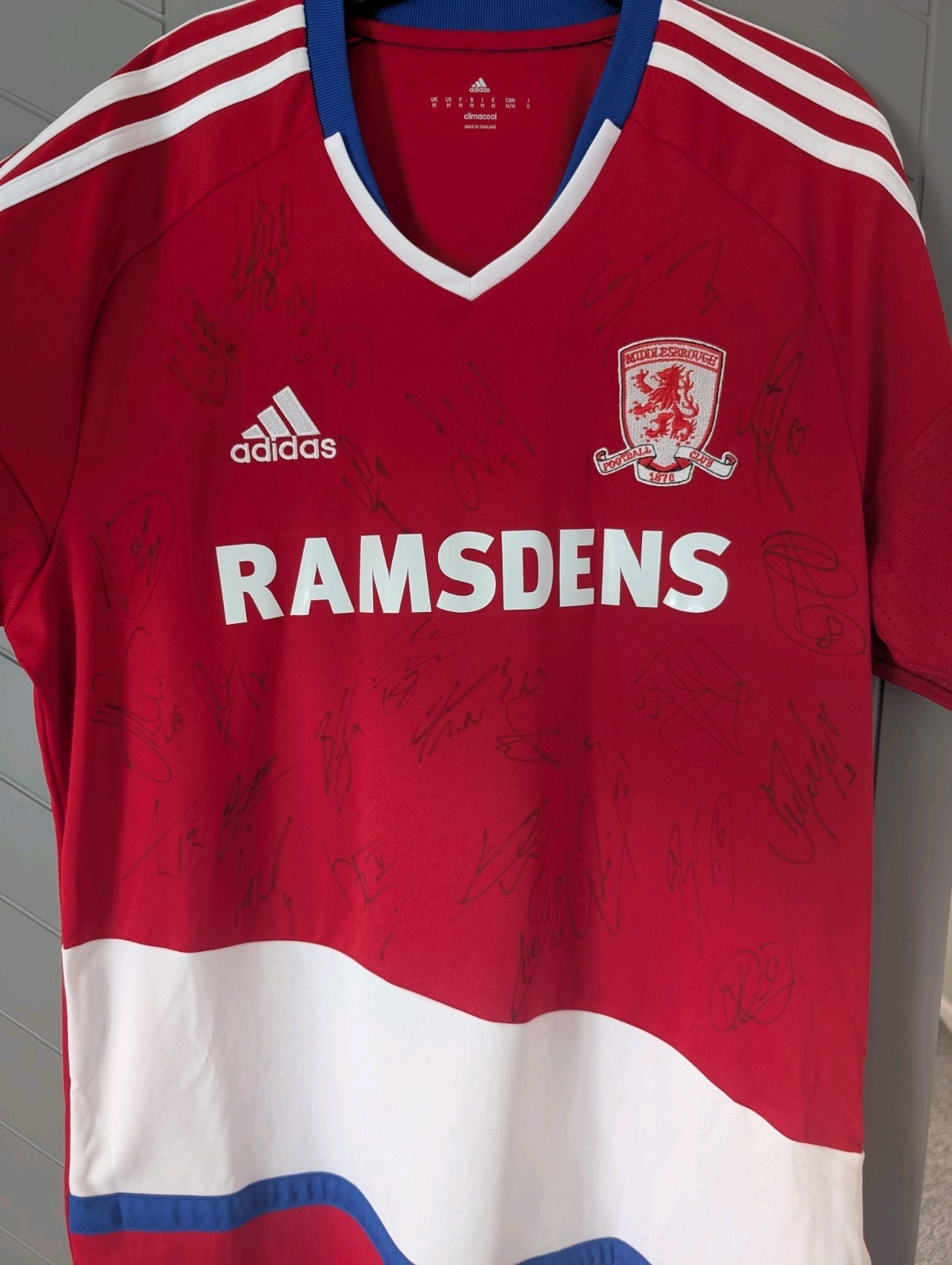 Middlesbrough Shirt Autographed for sale on Ebay