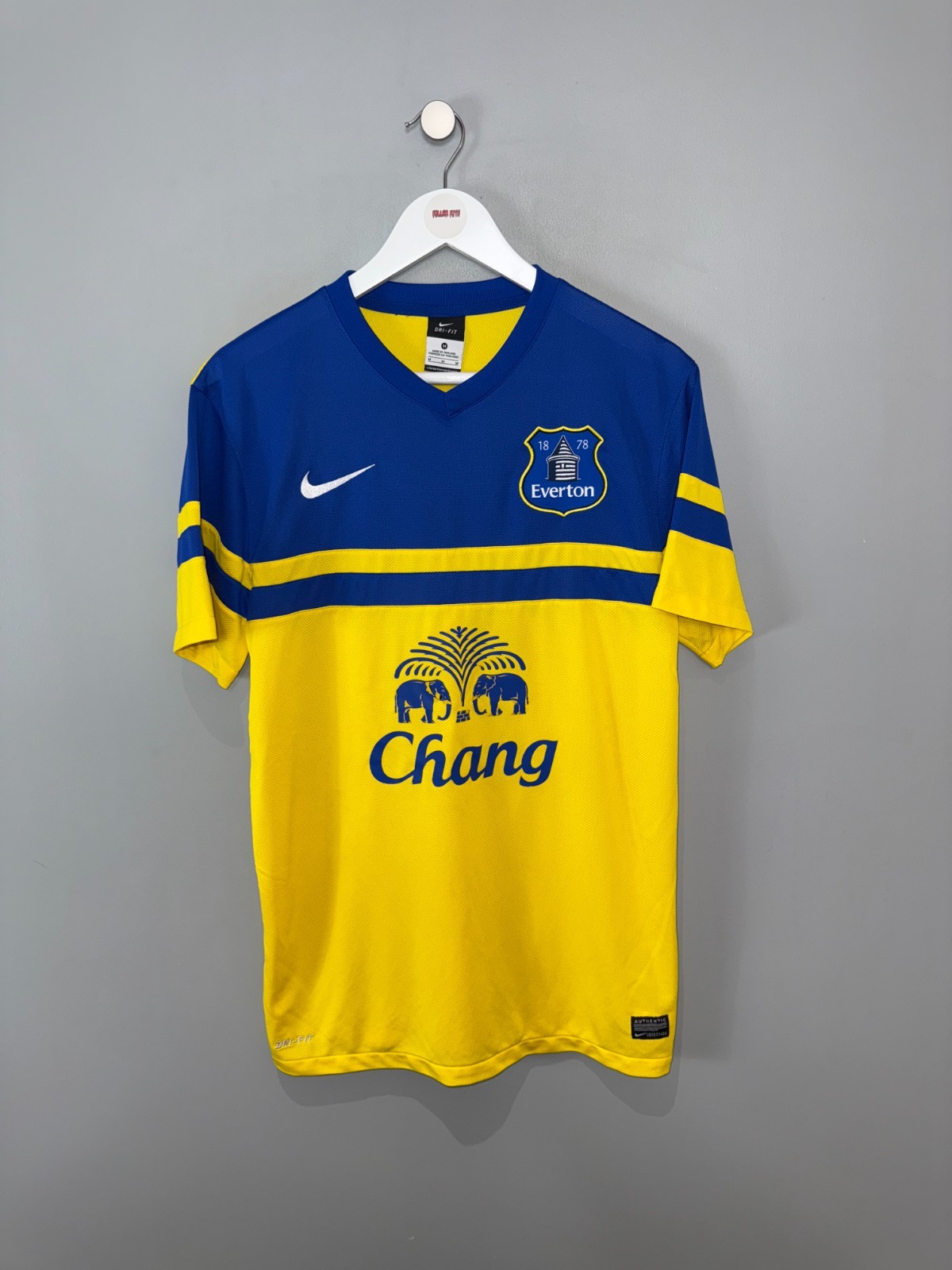EVERTON 2013/14 AWAY SHIRT (size M)  NIKE ORIGINAL VINTAGE FOOTBALL SHIRT for sale on Ebay