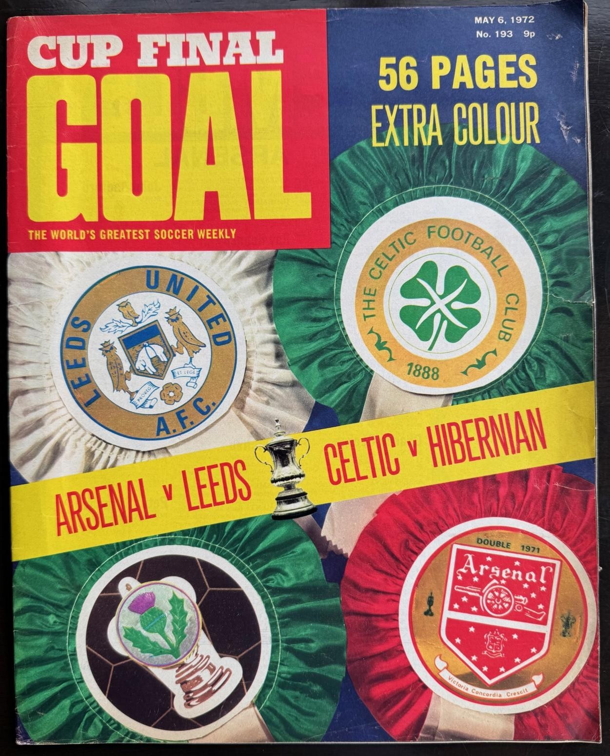 LEEDS UTD FA CUP Team signed 1972 Magazine REVIE BREMNER MADELEY GILES HUNTER for sale on Ebay