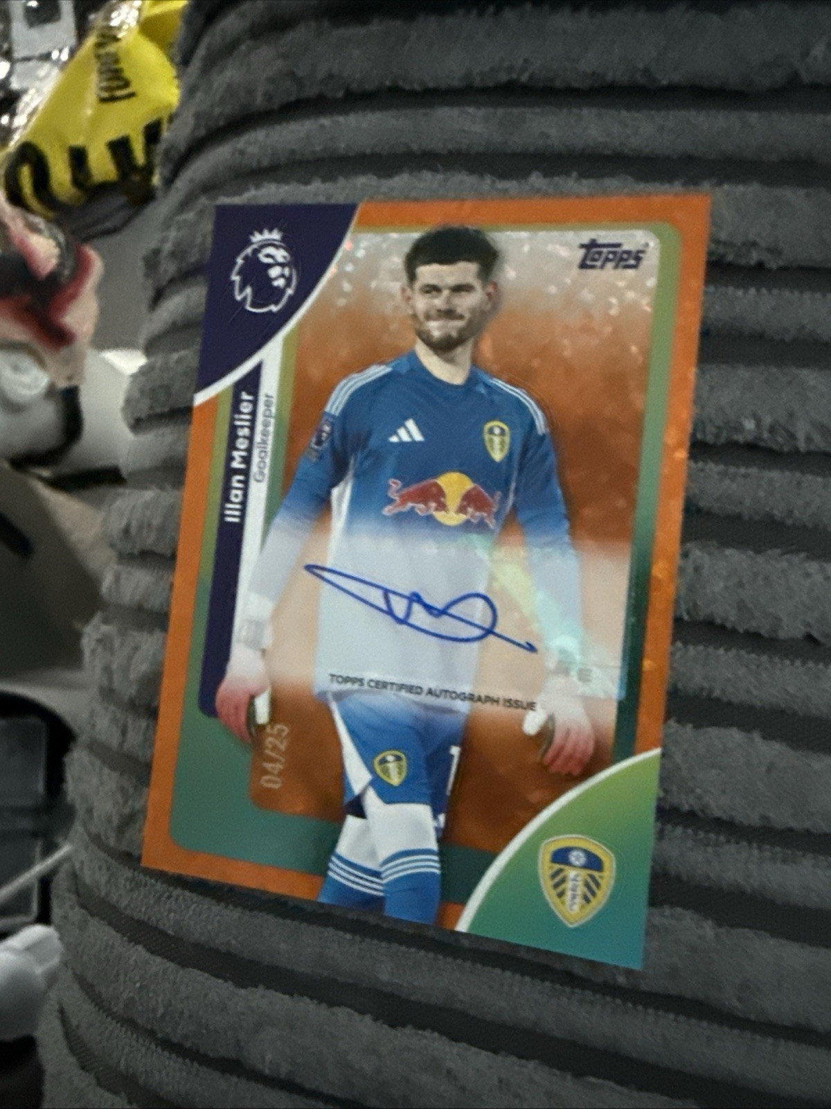 Illan Meslier Topps 04/25 AUTO Leeds United MINT 99p start  for sale on Ebay