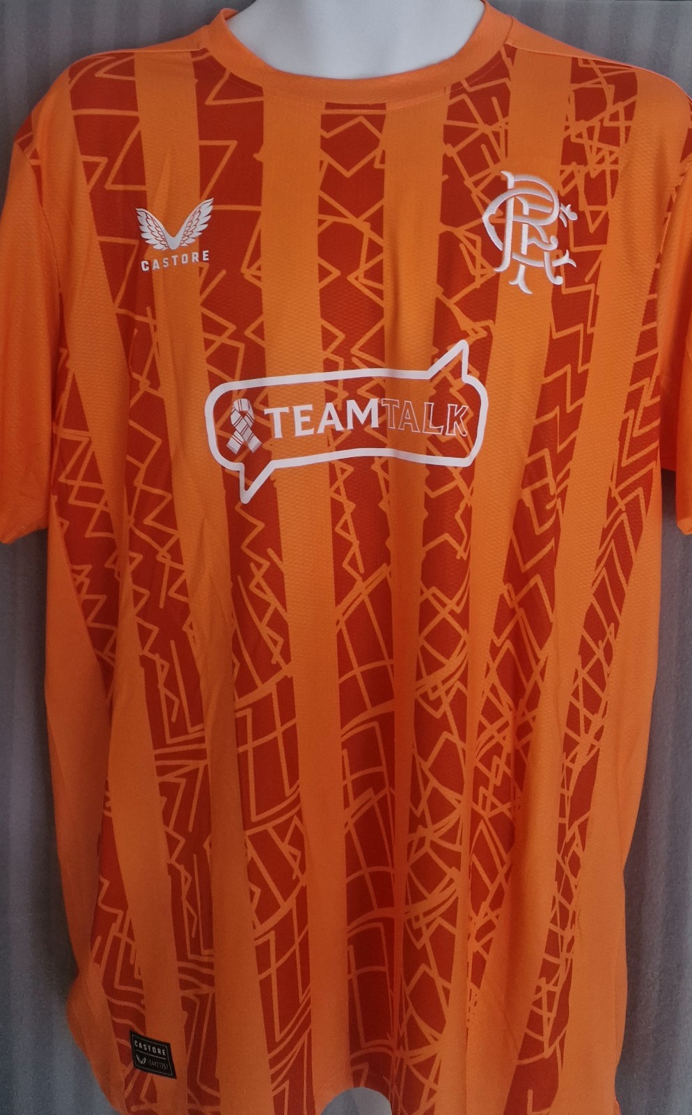 Rangers FC pro issue orange away goalkeeper shirt  2024/25  large no1  Butland  for sale on Ebay
