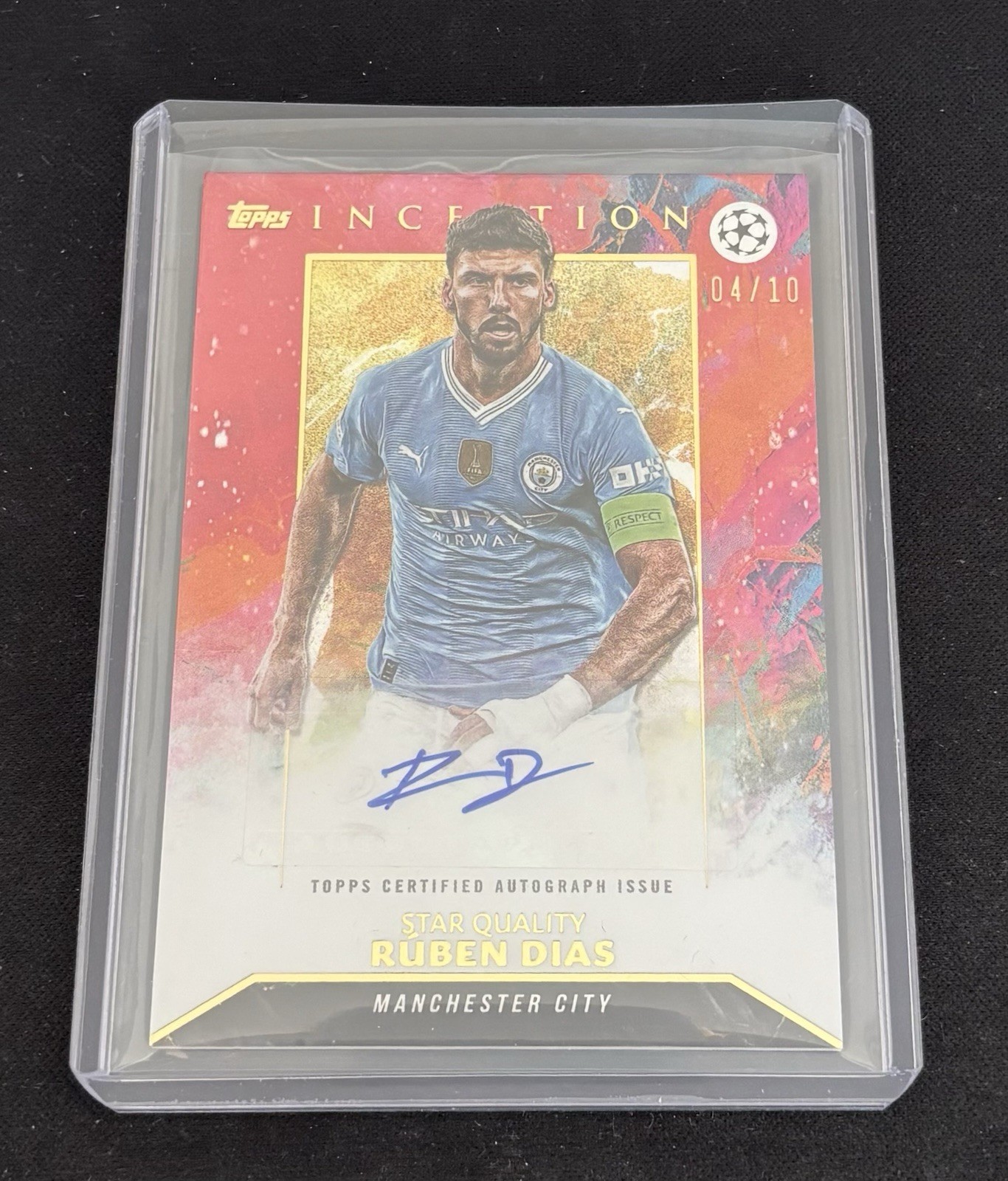 Topps Inception 23/24 - Ruben Dias Auto /10 - Manchester City for sale on Ebay