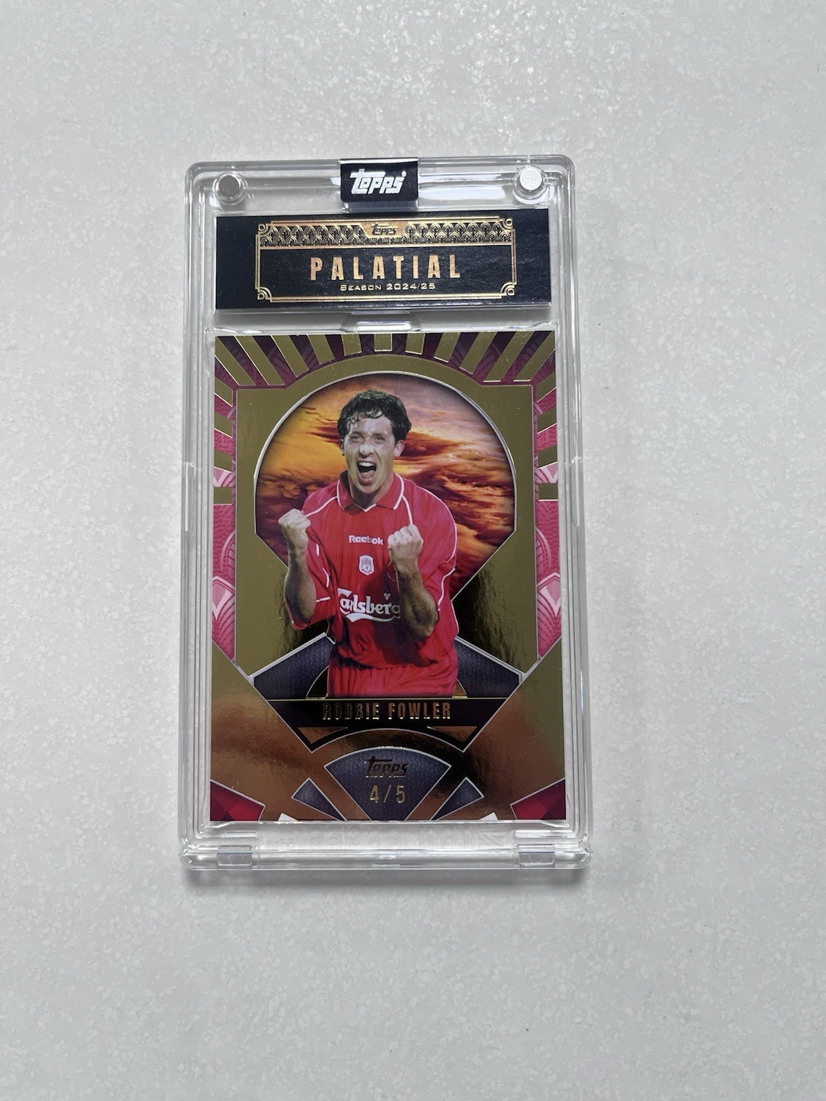 Topps Liverpool Palatial 24/25 Robbie Fowler 4/5 for sale on Ebay