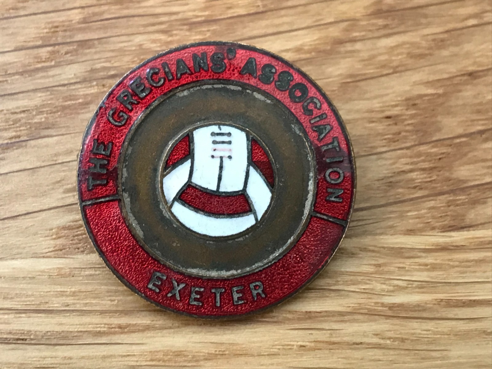 nice old early exeter city football club badge the grecians assoc for sale on Ebay