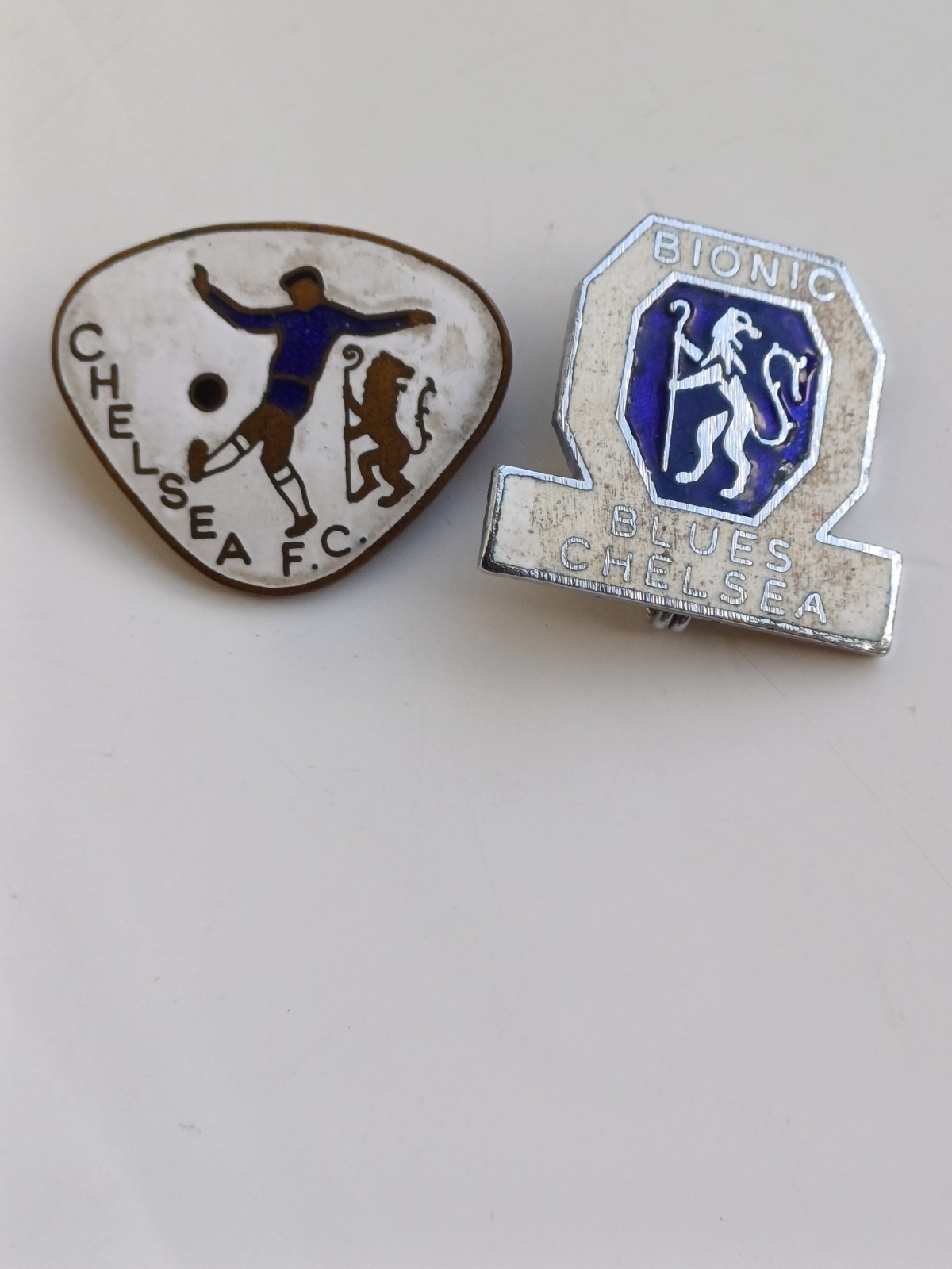 Rare old Chelsea FC badge for sale on Ebay