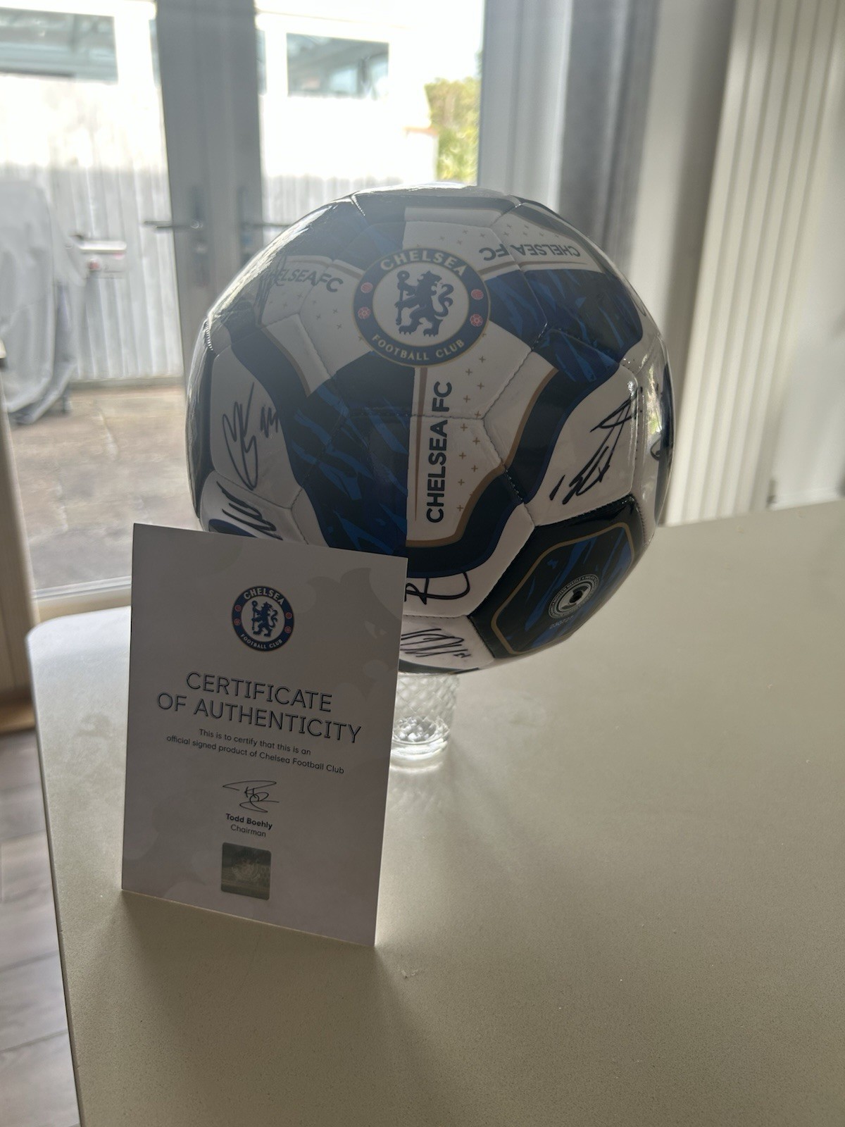 Chelsea FC Signed Football 24/25 Squad FIFA World Champions - COA Included for sale on Ebay