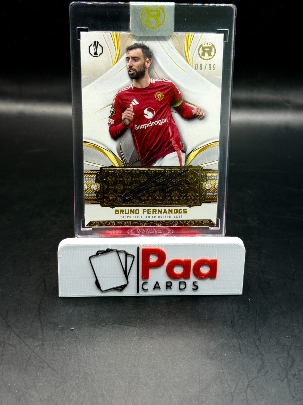 Topps - Reverence - Auto - Manchester United - Bruno Fernandes /99 - Legend for sale on Ebay
