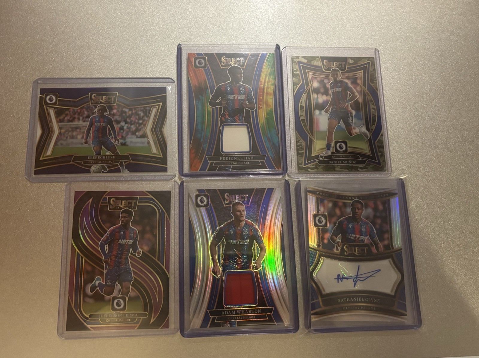 Panini 24/25 Select Premier League Crystal Palace Bundle X6 for sale on Ebay
