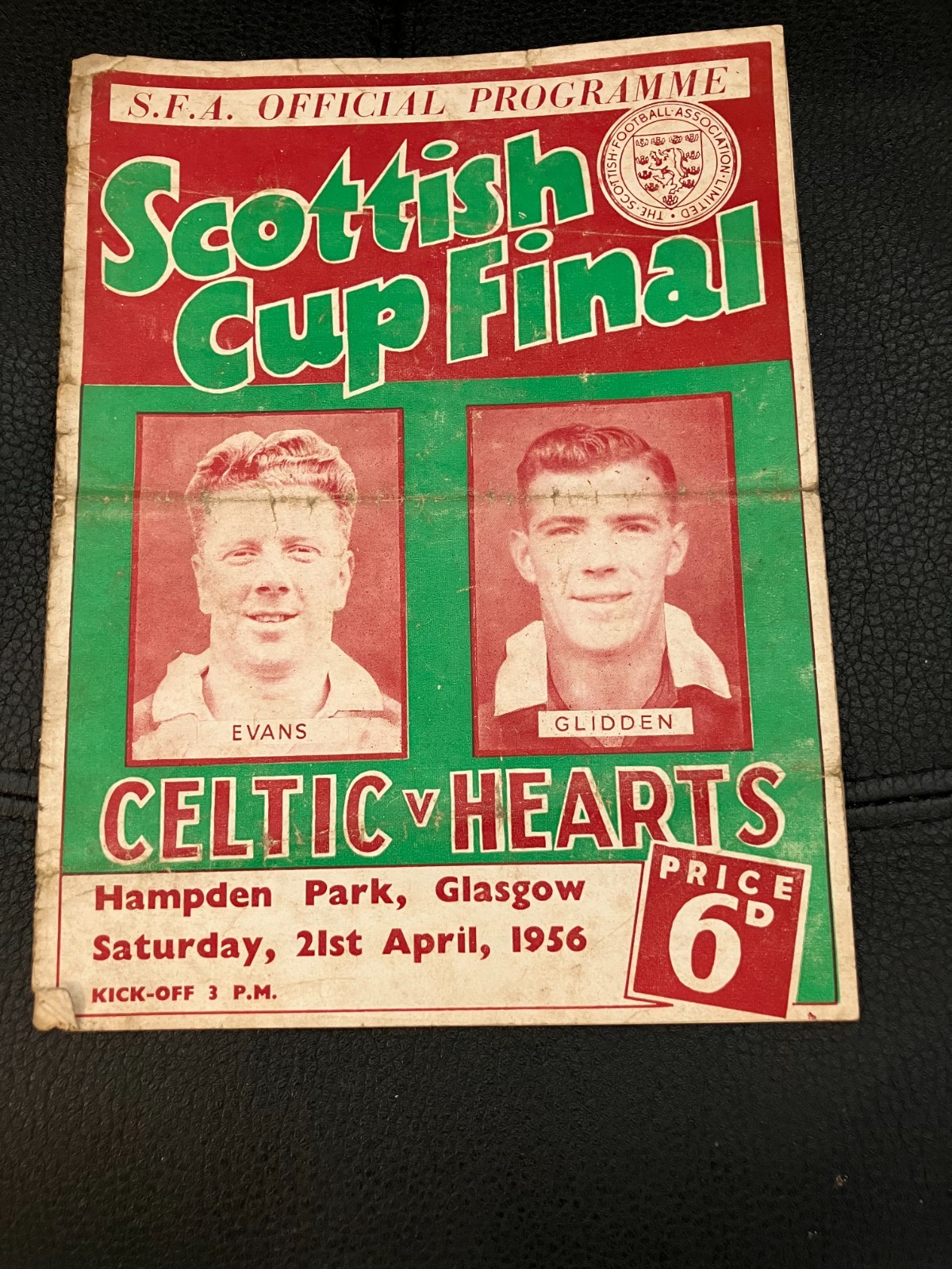 Celtic v Hearts 21st  April 1956  Scottish Cup Final. for sale on Ebay
