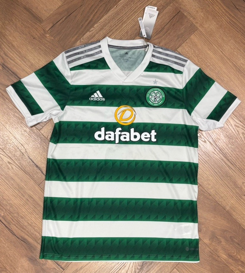 Celtic Adidas 2021/2022 Home Shirt - Size Adult Large - #1 21inch P2P for sale on Ebay
