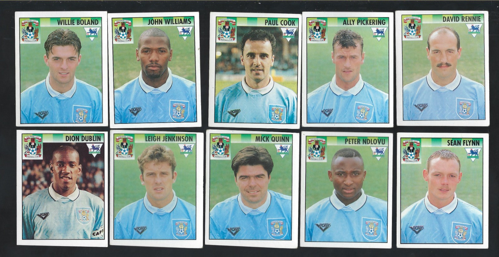 VINTAGE MERLIN  EPL 1995 &1997 -COVENTRY CITY - 27 STICKER LOT- EXCELLENT for sale on Ebay