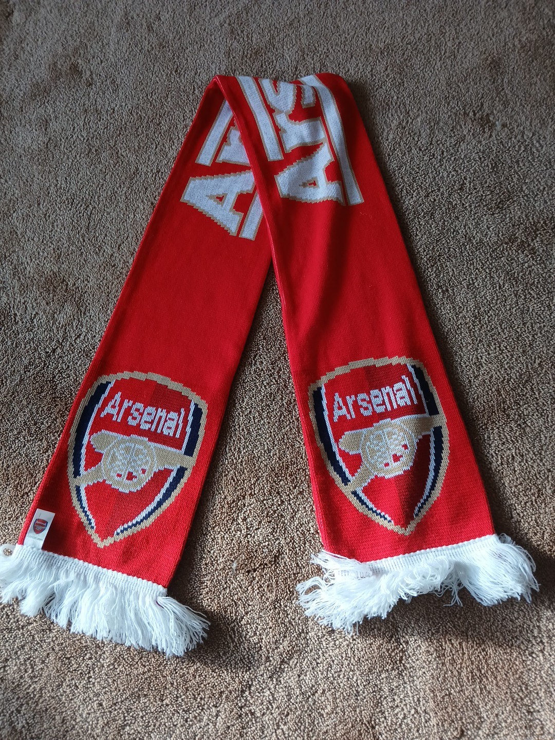 Arsenal Football Club Scarf 100% Acrylic for sale on Ebay