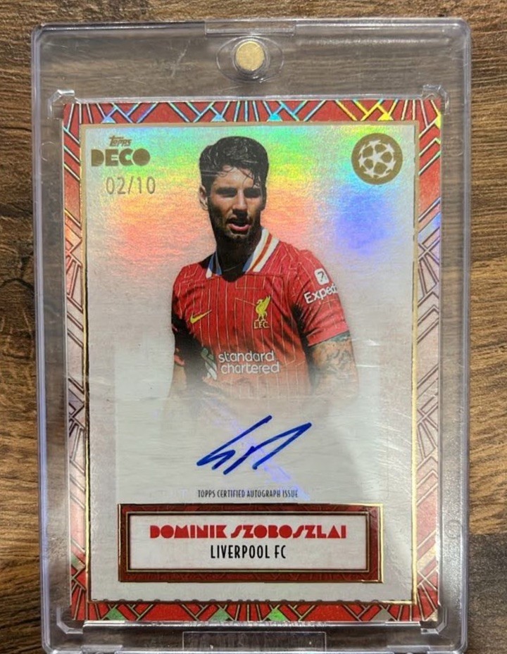Topps Deco - Dominik Szoboszlai 02/10 Liverpool FC for sale on Ebay