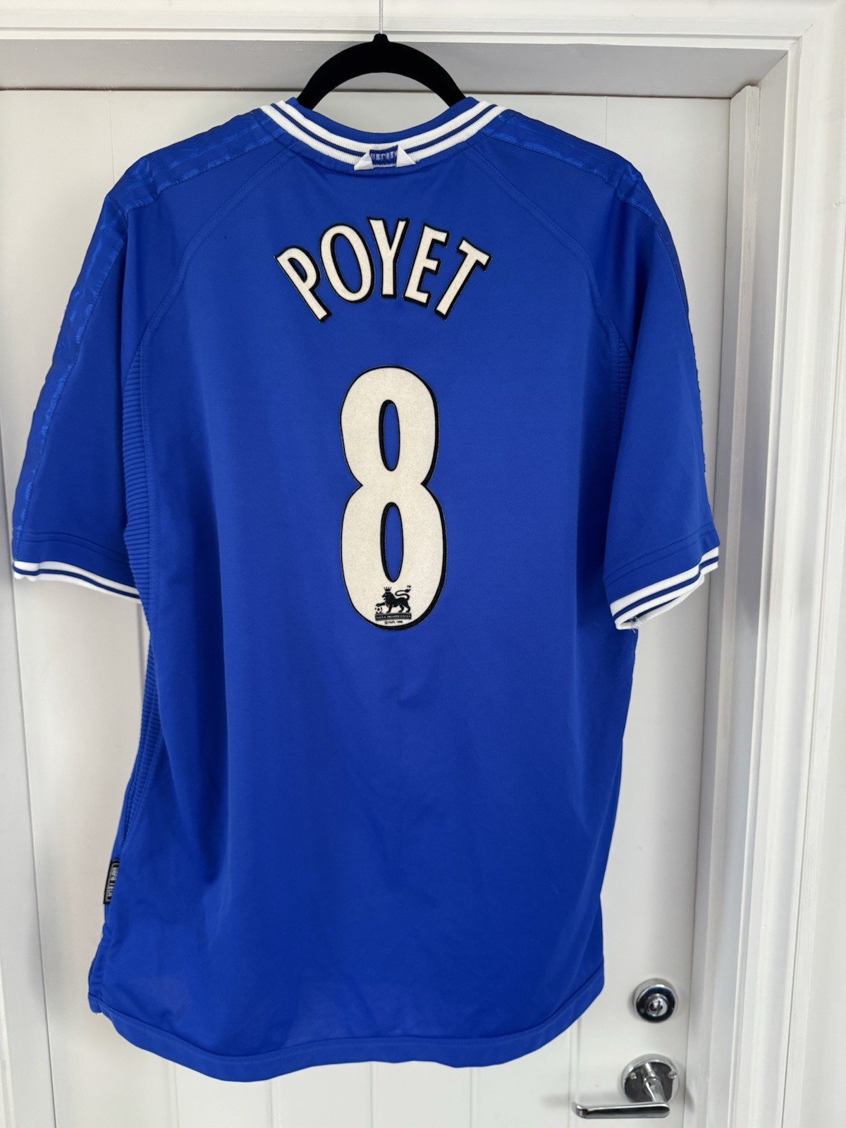 Chelsea Home Shirt 1999/01 Gustavo Poyet No.8 Umbro Size XL for sale on Ebay