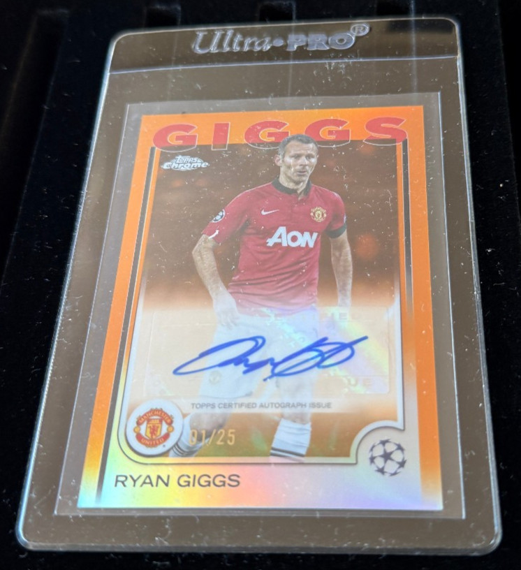 2024/25 Topps UCC Chrome® UEFA Club - Ryan Giggs Auto 1 of 25 Manchester United for sale on Ebay