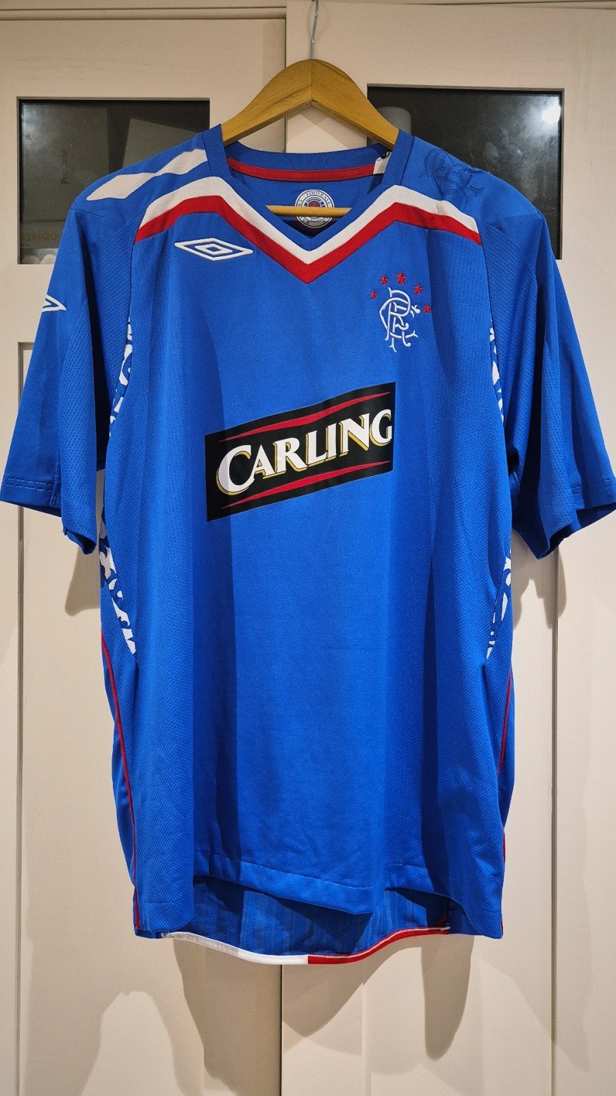 Original Glasgow Rangers Home Football Shirt 07/08 for sale on Ebay
