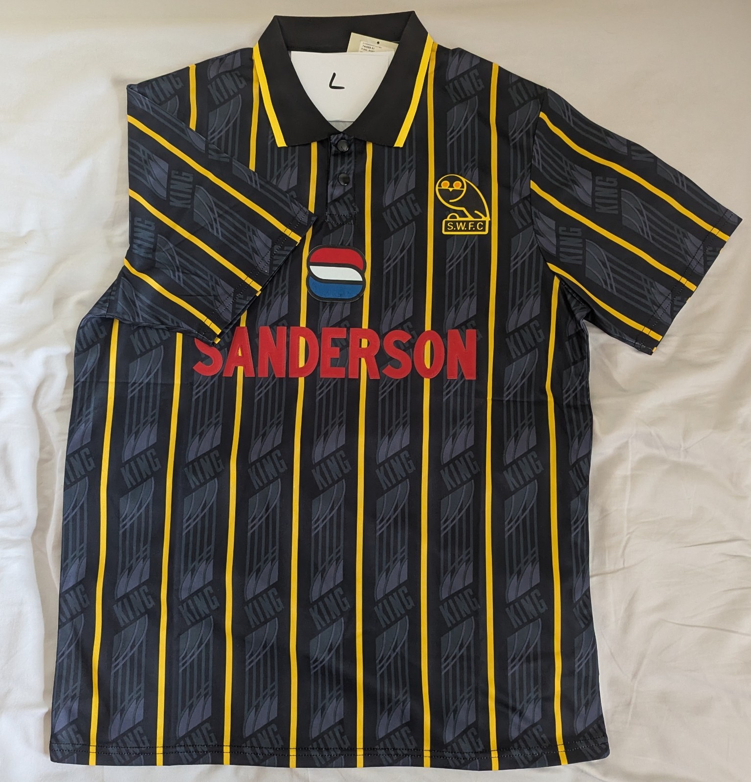 Sheffield Wednesday Original 93/94 Away Shirt, Size Large. for sale on Ebay