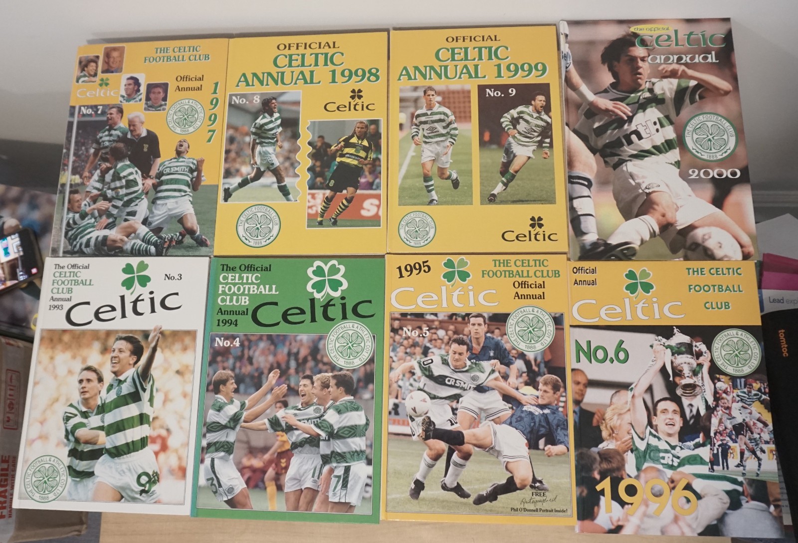 The Official Celtic FC Annual 1991-2016 - 26 Editions for sale on Ebay
