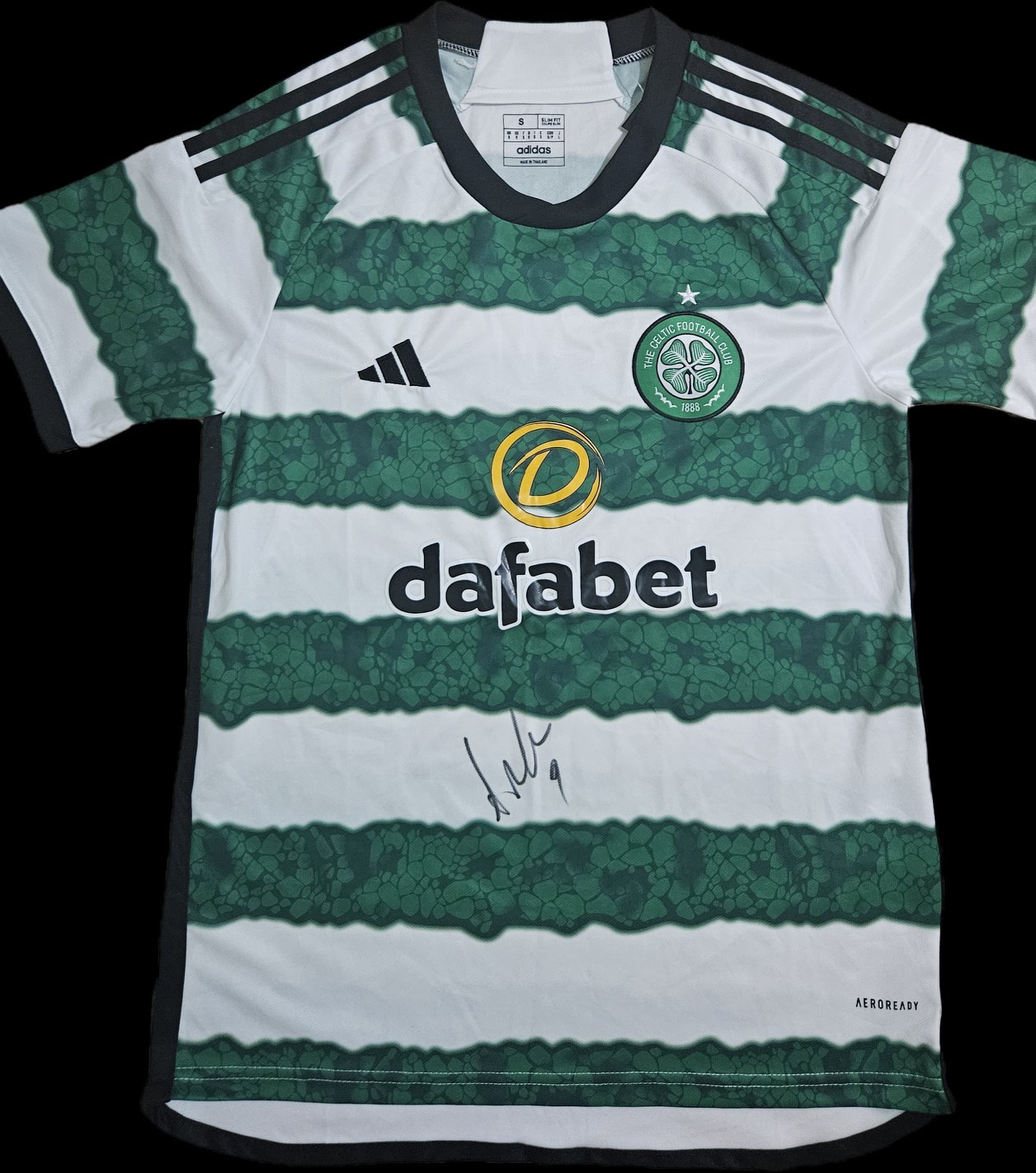 Hand Signed Adam Idah 23/24 Celtic Home Football Shirt PROOF & COA  for sale on Ebay