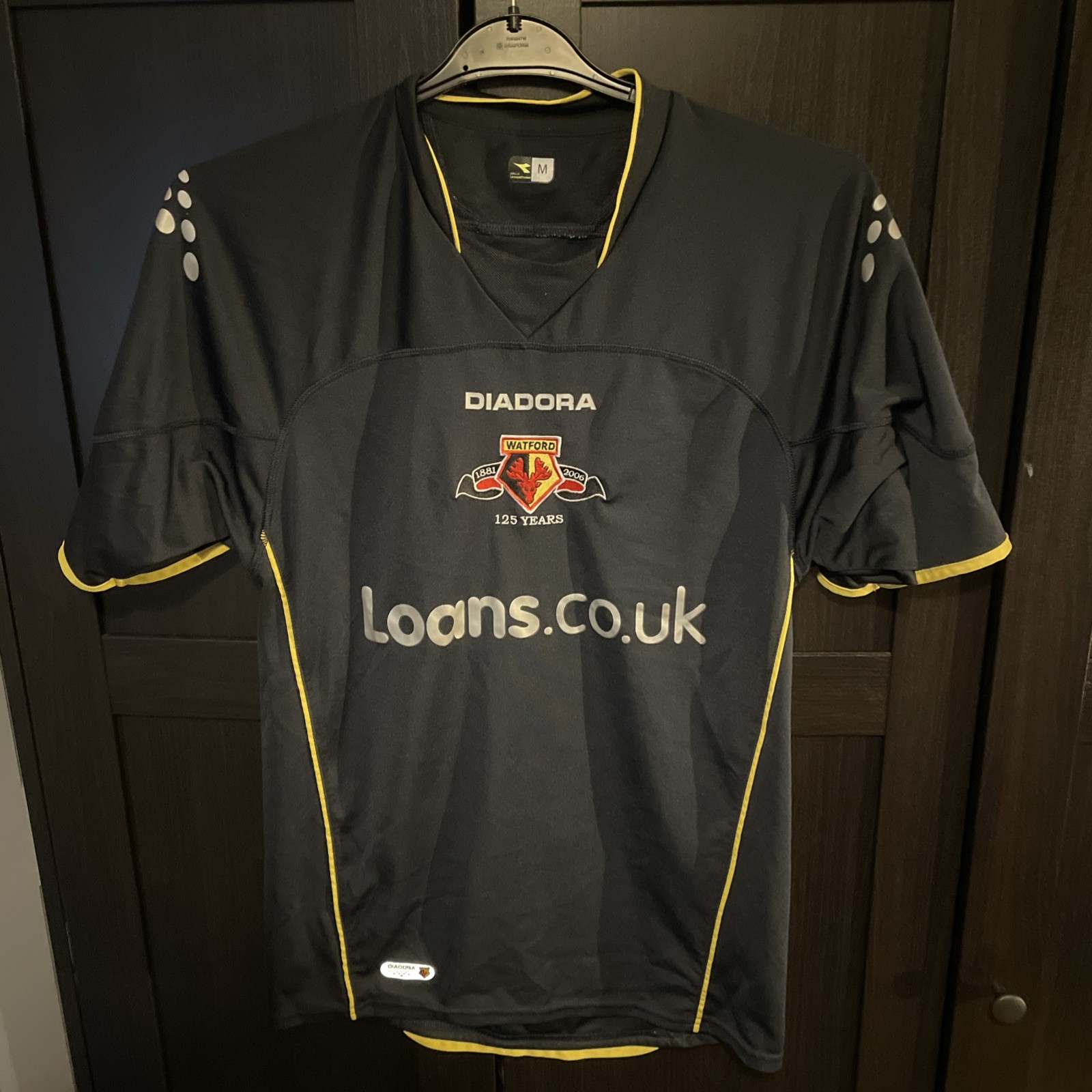 WATFORD 2006/2007 AWAY FOOTBALL SHIRT DIADORA VINTAGE JERSEY SIZE M ADULT for sale on Ebay