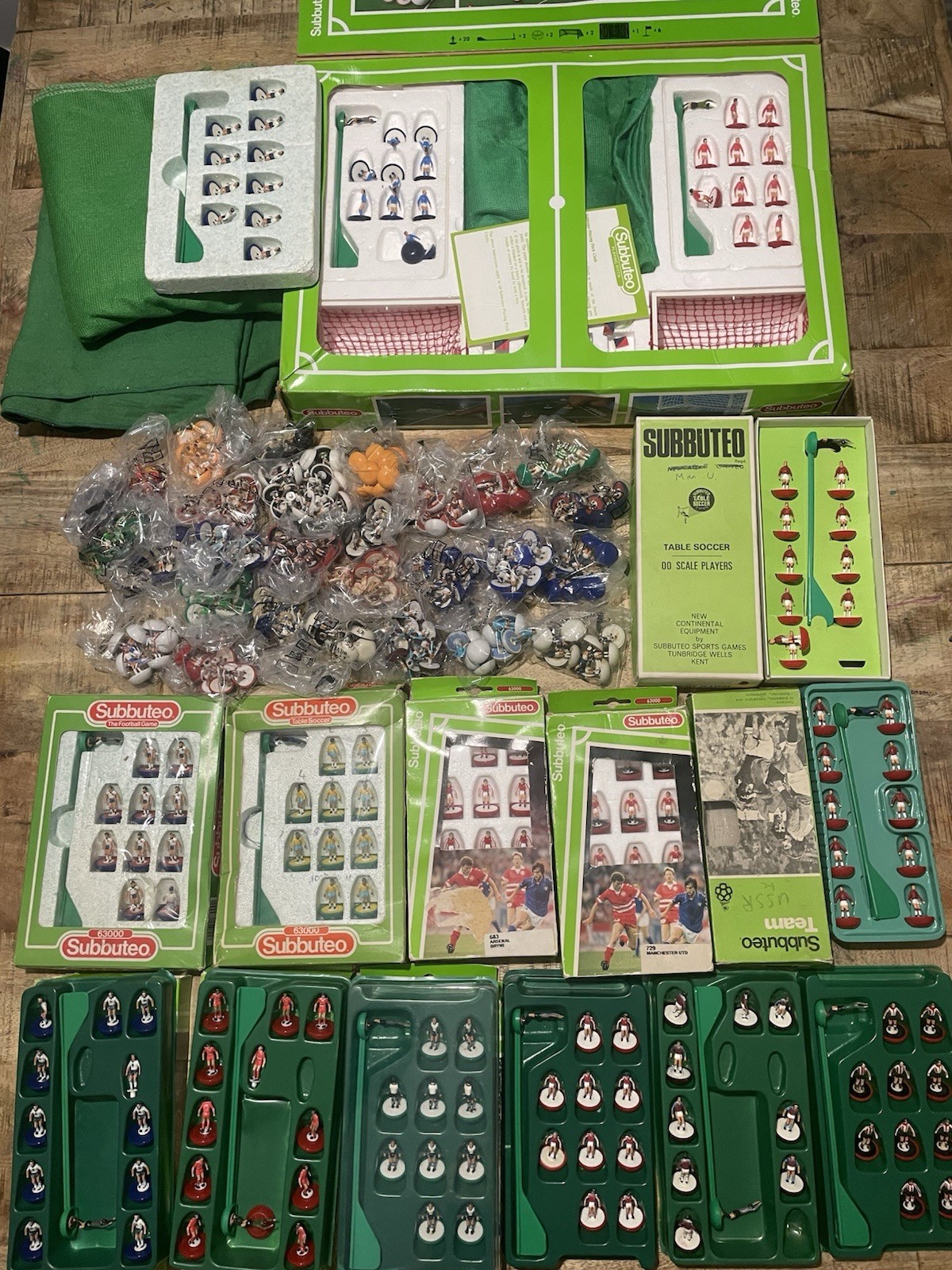 Huge Subbuteo Job Lot. Teams, Players And Full Set. Good Condition for sale on Ebay