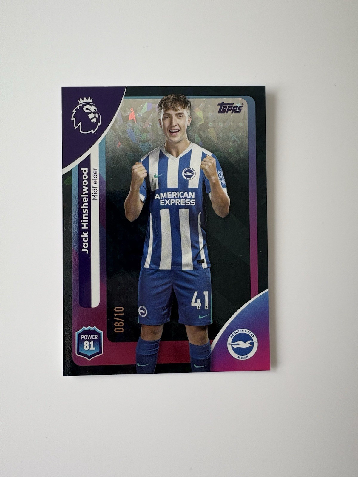 Topps Premier  League 25/26 Jack Hinshelwood Brighton 08/10 for sale on Ebay