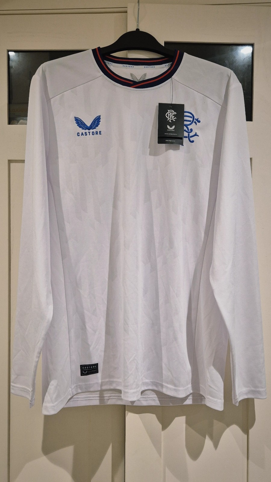 Original Glasgow Rangers Third Goalkeeper Football Shirt 23/24 New Sponsorless  for sale on Ebay