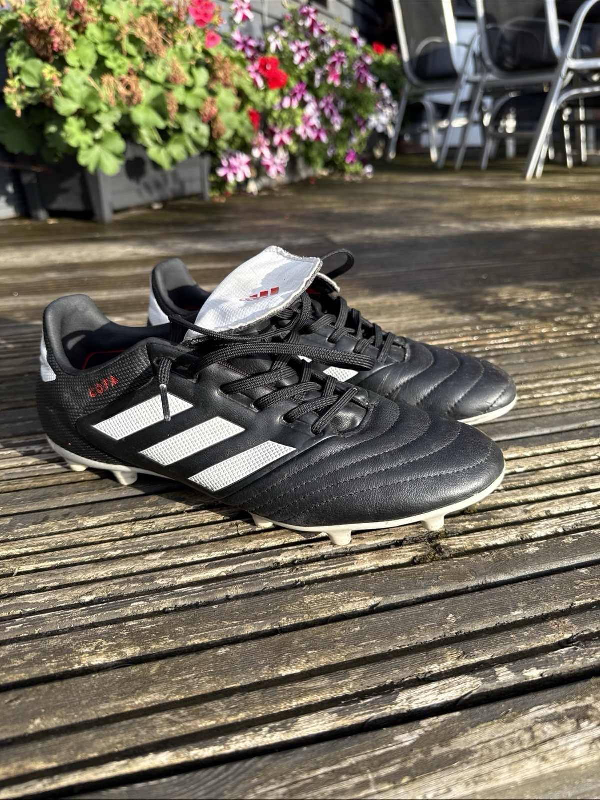 Adidas Copa Black And White - Size 9 Uk - FG football Boots for sale on Ebay