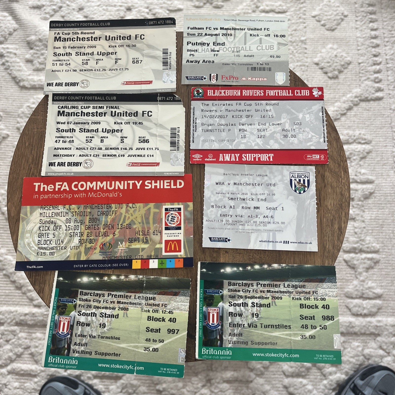 8x Manchester United Tickets for sale on Ebay