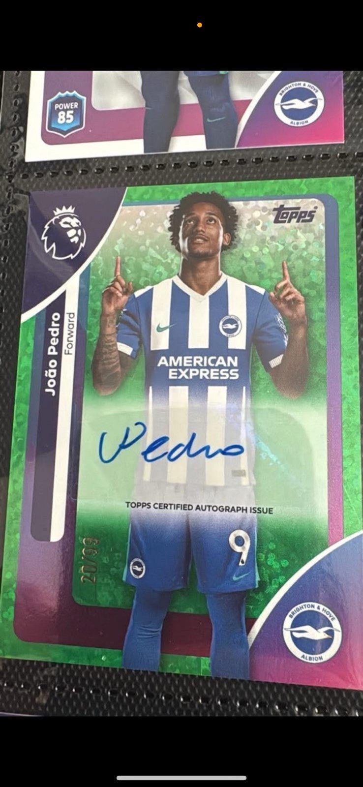 Joao Pedro auto /99 Topps Premier League 2025-2026 Chelsea/Brighton for sale on Ebay