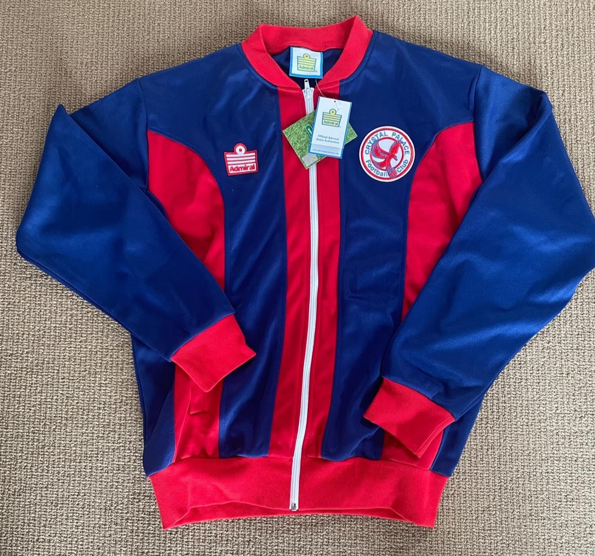 Crystal Palace 1977-80 Retro Track Jacket Admiral XL new with tags for sale on Ebay