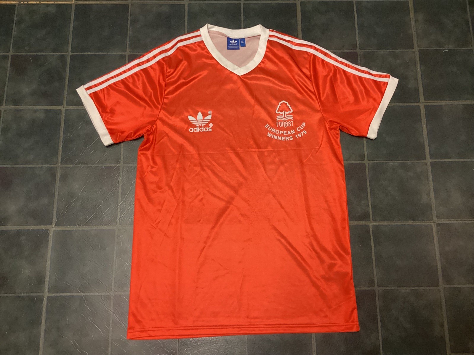 Retro Nottingham Forest Shirt 1979 Munich European Cup re-issue (40 inch chest) for sale on Ebay