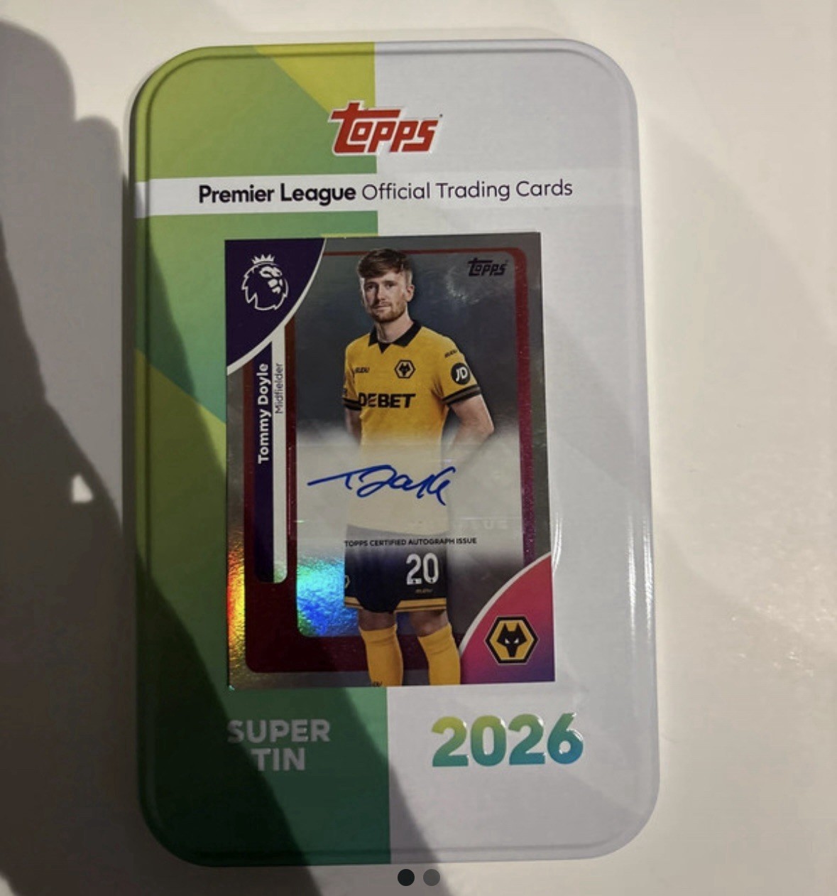 Topps Premier League 2026 Tommy Doyle Wolves Autograph Auto Card Rare for sale on Ebay