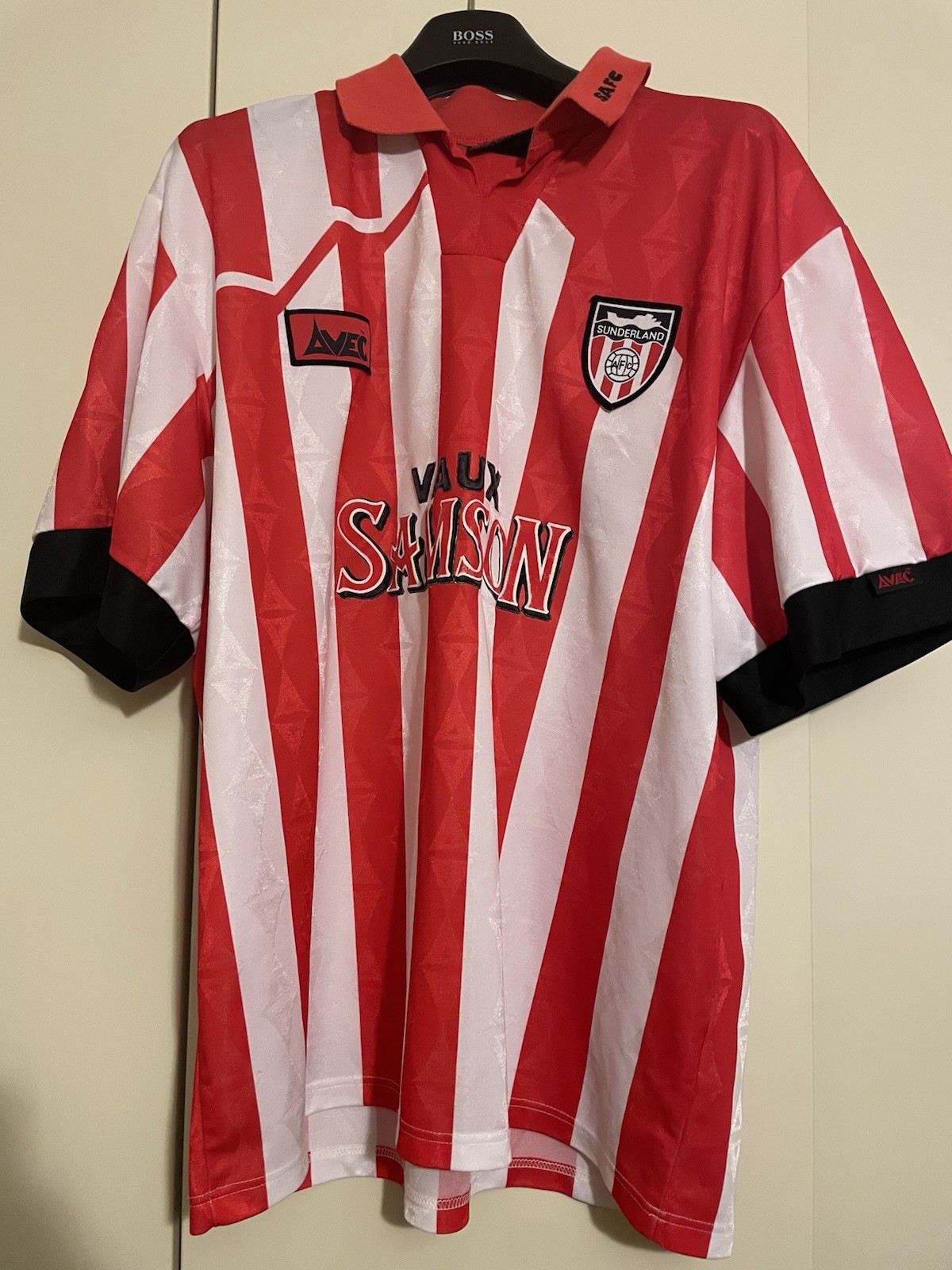 Sunderland AFC 1994-1996 Avec Home Shirt (Large Mens) for sale on Ebay