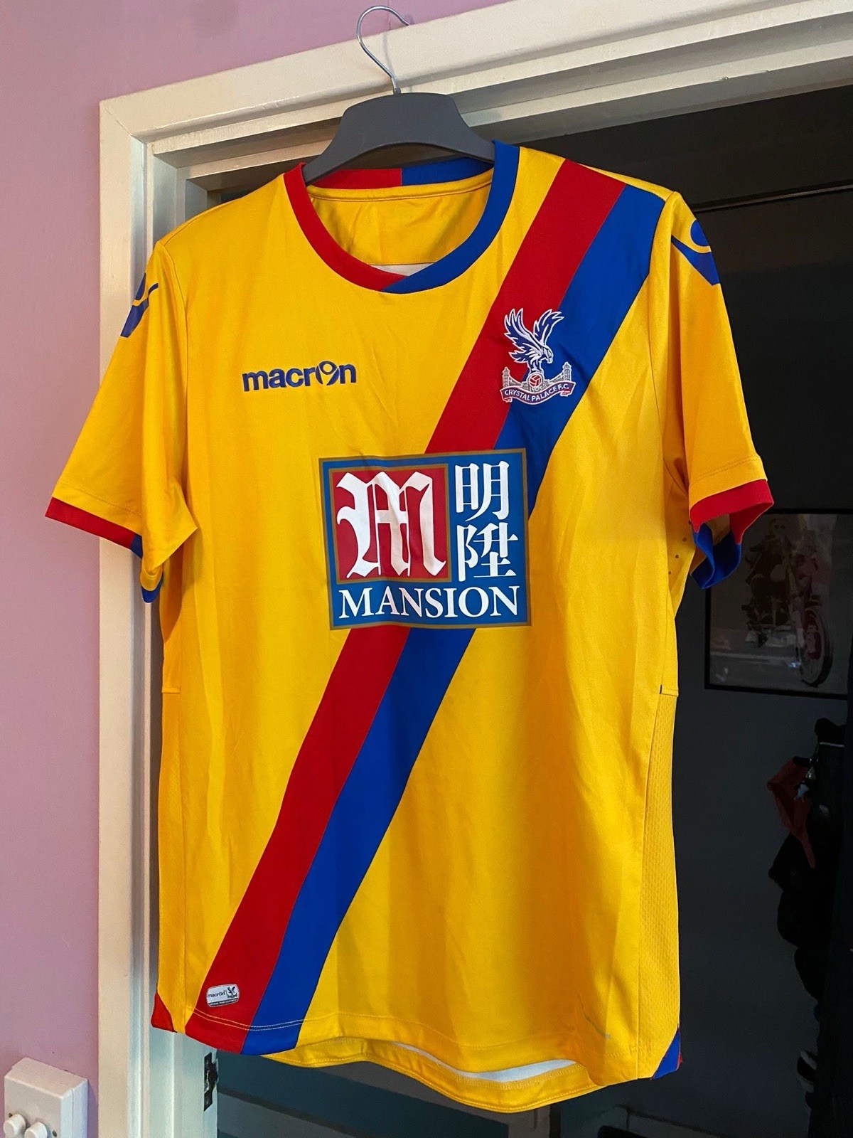Crystal Palace 2016/17 Away Shirt Size L for sale on Ebay