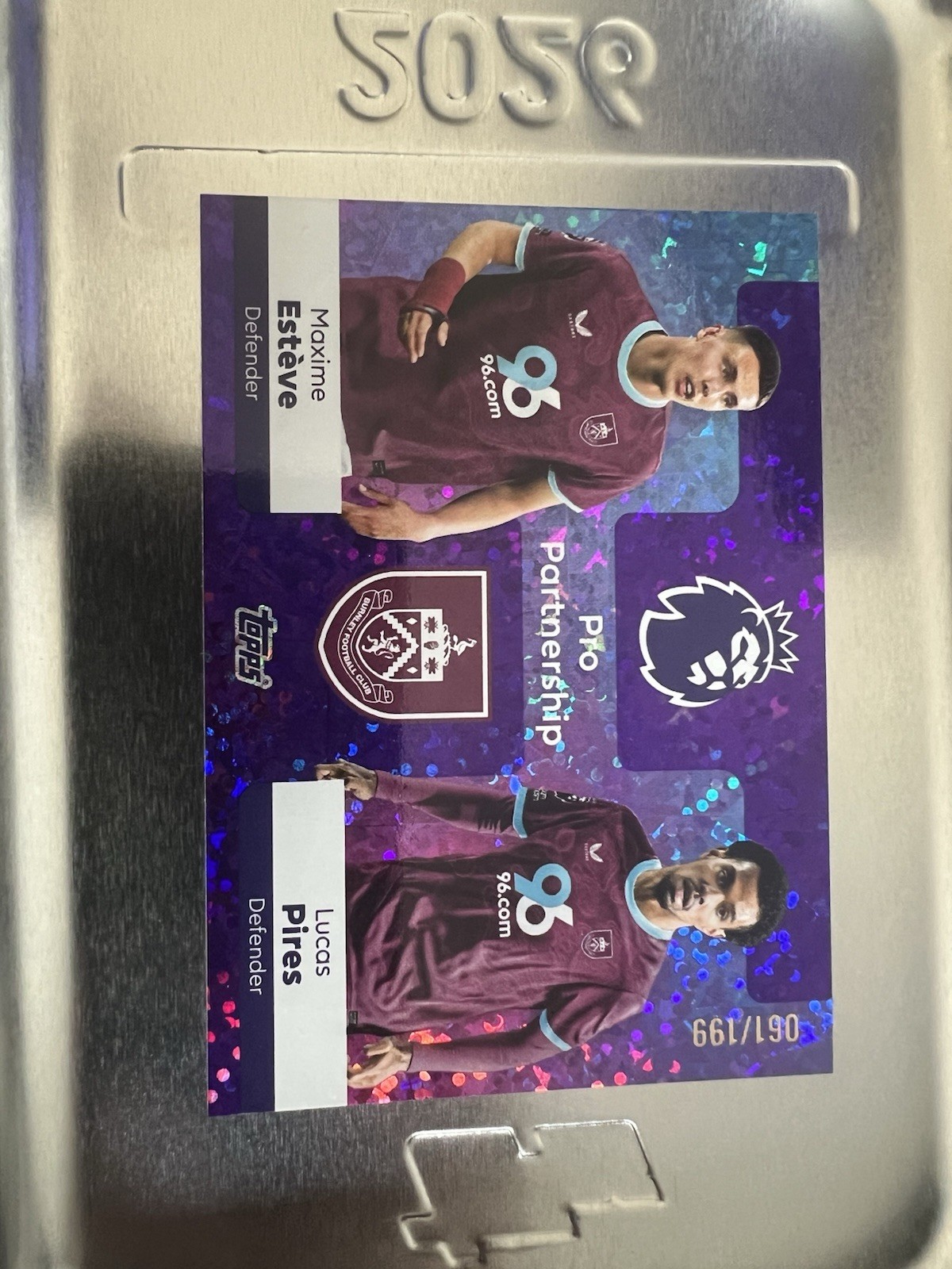 Estève Pires Pro Partnership Topps Premier League 2025/2026 Burnley 25/26 # 379 for sale on Ebay