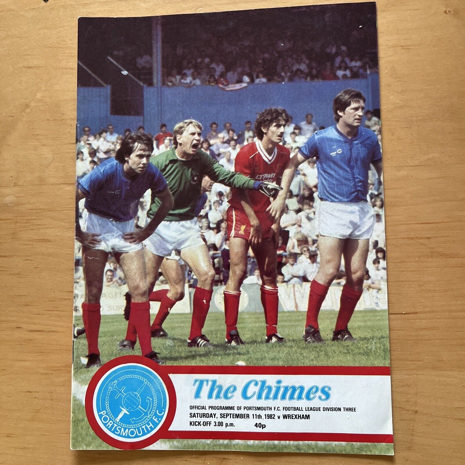 Portsmouth V Wrexham 1982 Programme  for sale on Ebay