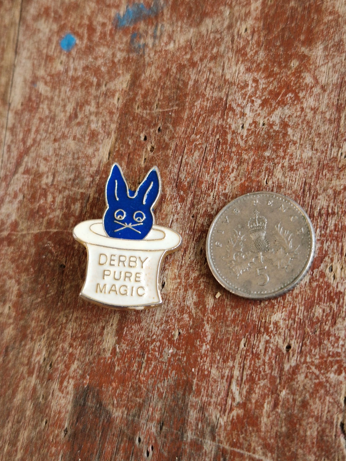 DERBY COUNTY  F C - VINTAGE DERBY ARE MAGIC COLLECTABLE  FOOTBALL Pin BADGE for sale on Ebay