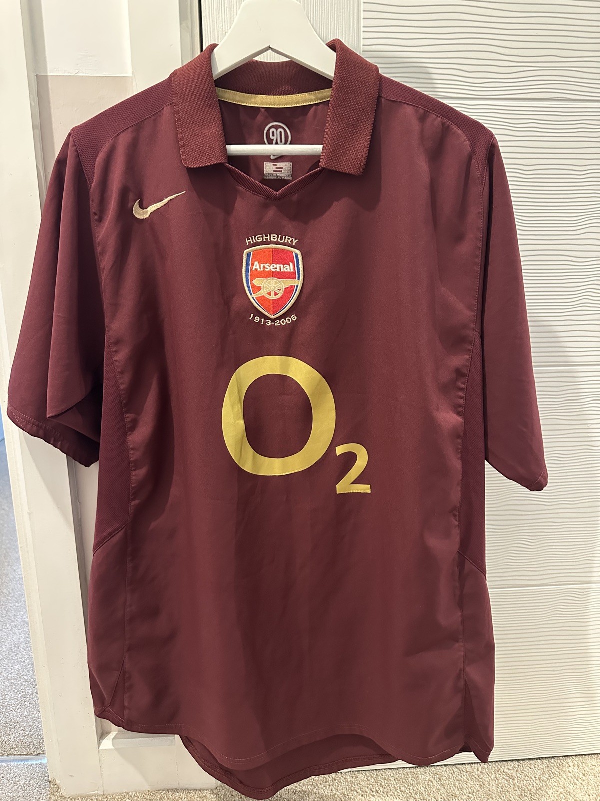 Original Authentic Nike Arsenal 2005/2006 'Highbury' Henry Shirt Large for sale on Ebay