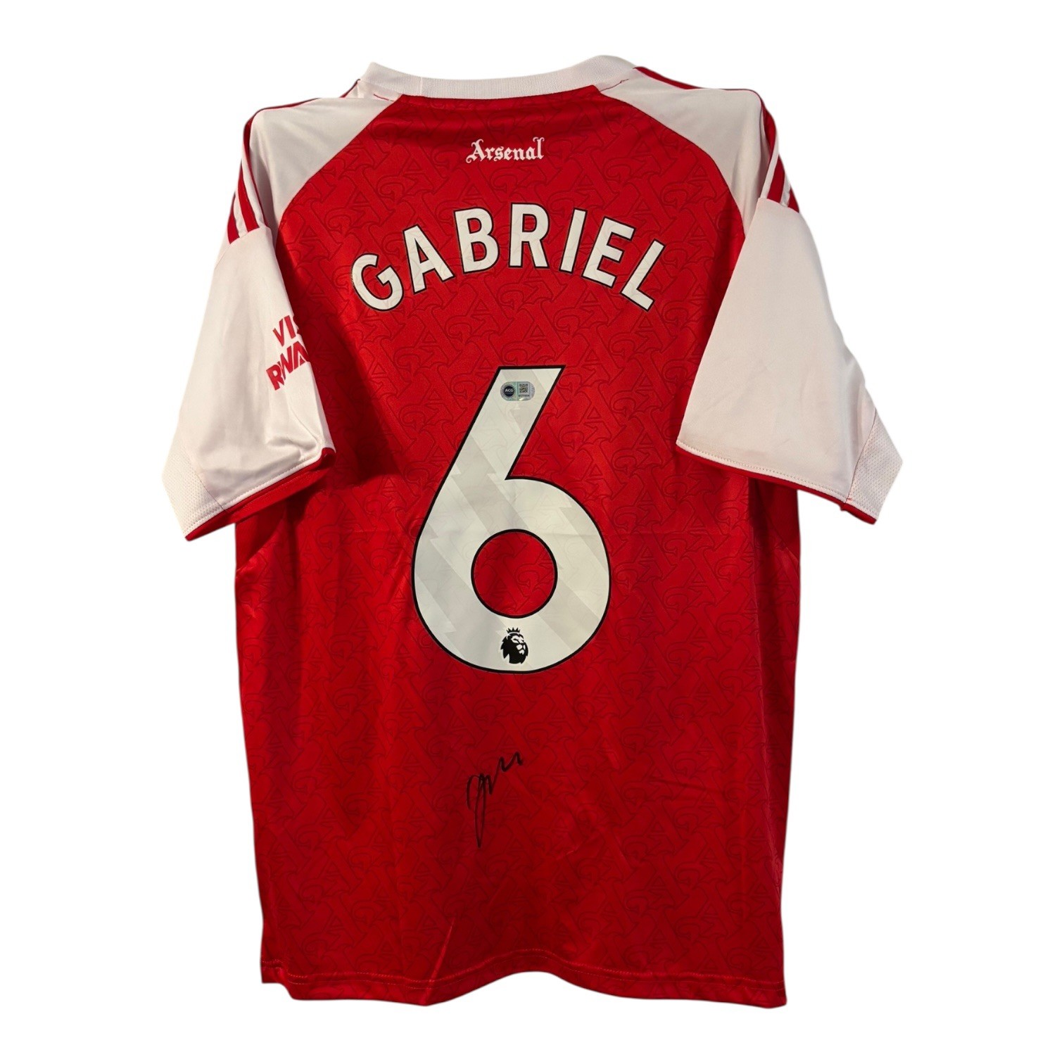 Gabriel Magalhães  signed shirt PROOF ACG AUTHENTICATION ARSENAL JERSEY   for sale on Ebay