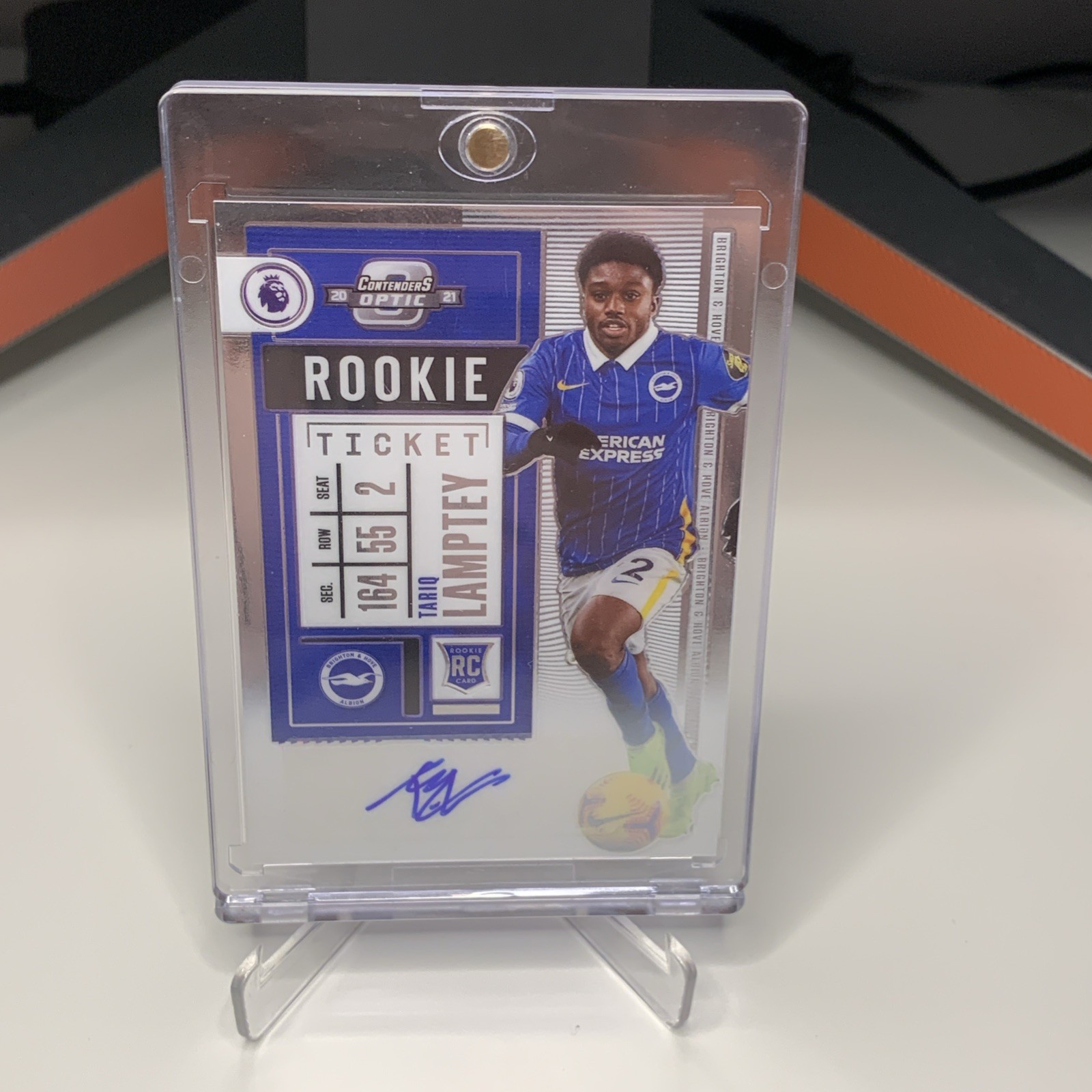 Tariq Lamptey Auto /500 Panini Contenders Optic Soccer Rookie Ticket Brighton for sale on Ebay